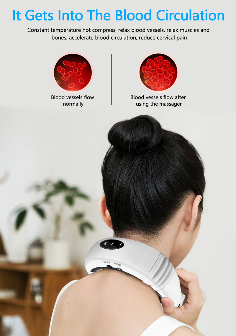 Electric Neck Massager  Heating Pain